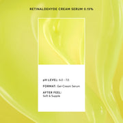Retinaldehyde Cream Serum 0.15% X6